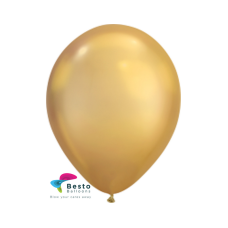 Gold Chrome Latex Balloon 12 inch