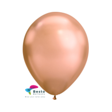 Rose Gold Chrome Latex Balloon 12 inch