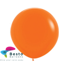 Orange Latex Balloon 18 inch