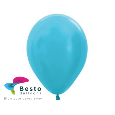Baby Blue Latex Balloon 9 inch