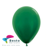 Dark Green Latex Balloon 9 inch