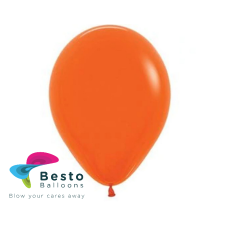 Orange Latex Balloon 9 inch