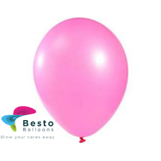 Pink Latex Balloon 9 inch