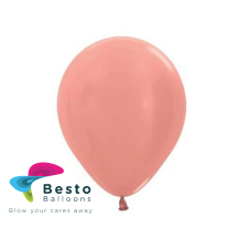 Rose Gold Latex Balloon 9 inch