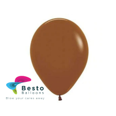 Brown Latex Balloon 9 inch