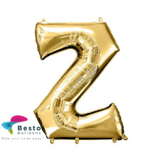 Golden Alphabet Foil Balloon "Z"
