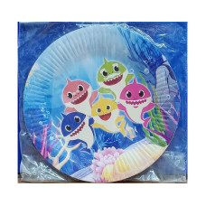 Baby Shark Paper Plates 10 Pcs Pack