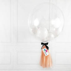 White Mini Bubble Balloon