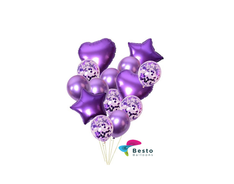 Balloon Bouquet Purple