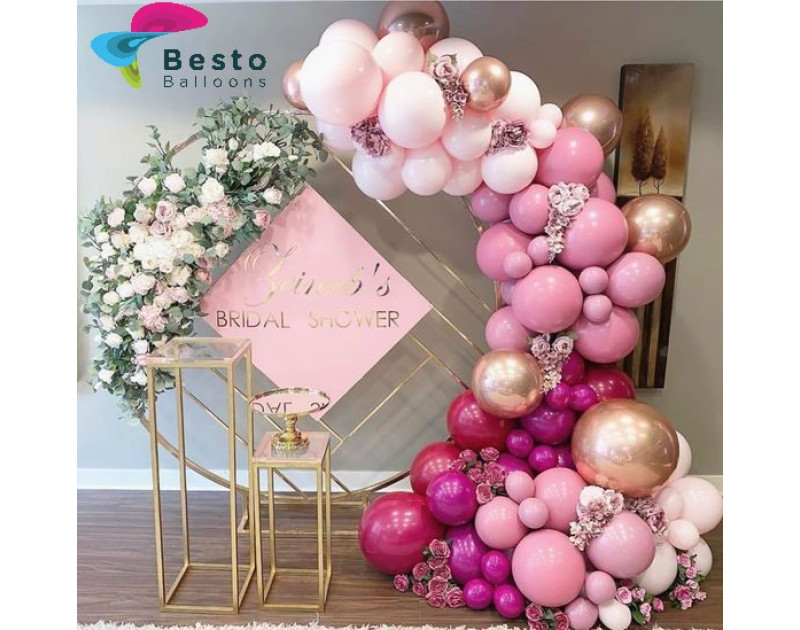Shades of Pink Balloon Garland Decoration