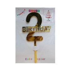 Second Birthday Cake Toppers