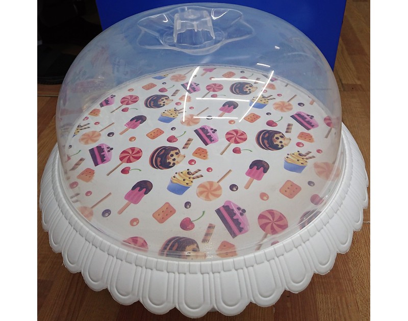 Sweet Candy Cake Stand with Lid / Cover
