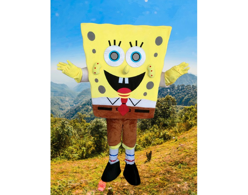 SpongeBob Mascot Costume – High-Quality Imported Suit (For Sale)