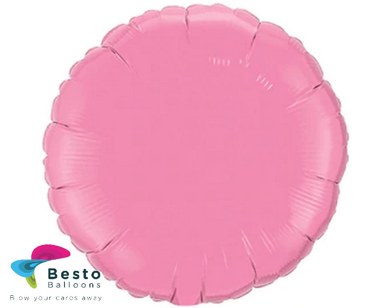 Light Pink Round Shape Foil Balloon