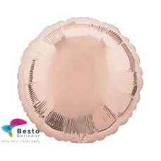 Rose Gold Circle Shape Foil Balloon