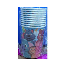 Cartoon Printed Glass Cups