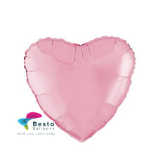 Pink Heart Shape Foil Balloon