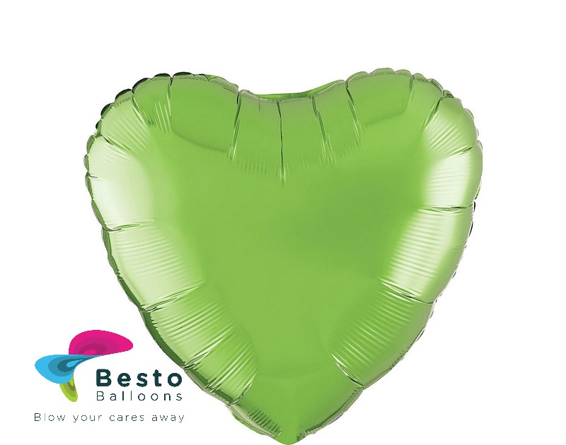 Light Green Heart Shape Foil Balloon