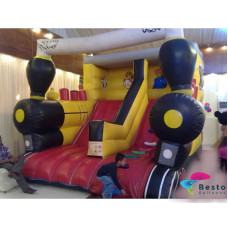 Train Inflatable Slides and Bouncing Combo Rental Service