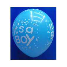 Its a Boy Latex Balloons 12 inch