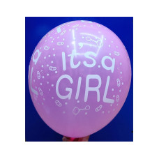 Its a Girl Latex Balloons 12inch