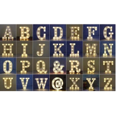 LED Alphabets Acrylic Battery Operated 10 inch
