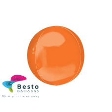Orange Orbz Foil Balloon