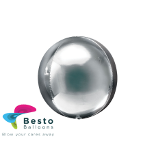 Silver Orbz Foil Balloon