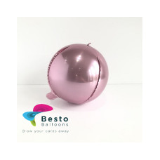 Pink Orbz Metallic Foil Balloon 