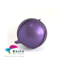 Purple Orbz Metallic Foil Balloon