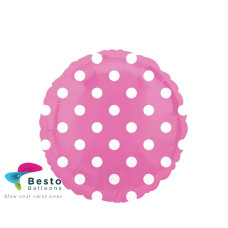 Pink Polka Dot Foil Balloon