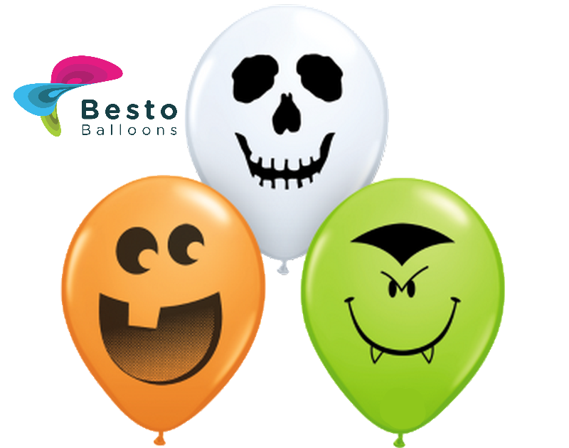 Customized Halloween Face Double Side Printed Balloons (2)