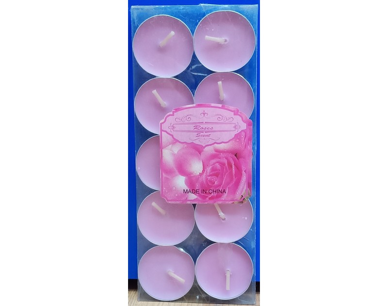 Scented Candle Rose pack of 12