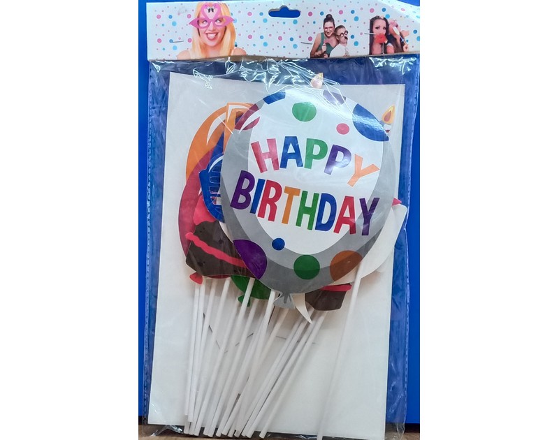Selfie Props Birthday Mix (Ready Made)