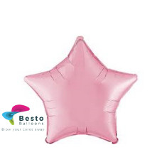 Pink Star Shape Foil Balloon
