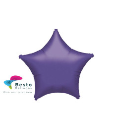 Purple Star Shape Foil Balloon