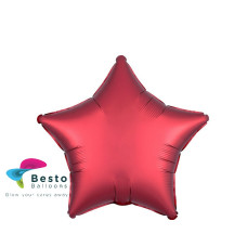 Red Star Shape Foil Balloon