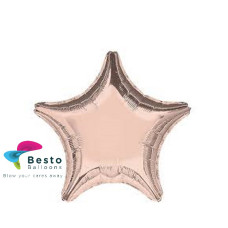 Rose Gold Star Shape Foil Balloon