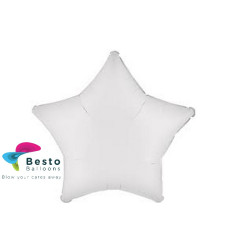 White Star Shape Foil Balloon