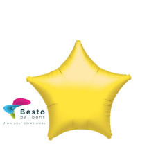 Yellow Star Shape Foil Balloon