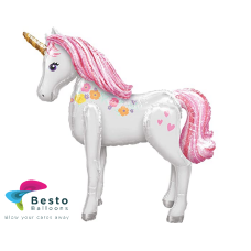 Unicorn Airwalker or Unicorn Shaped Foil Balloon Hewn Full Life Size 1 Pcs Pack