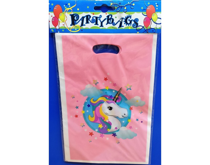 Unicorn Goodie Bags 10 Pcs Pack Peach