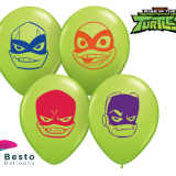 Customized Ninja Turtles Character Double Side Print Balloons (2)