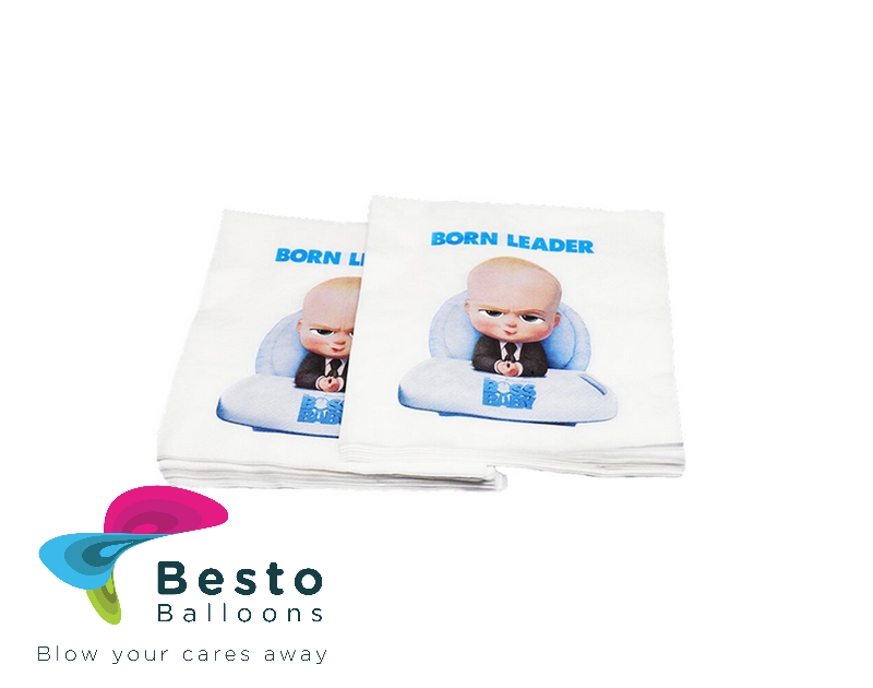 Boss Baby Napkins 10pc