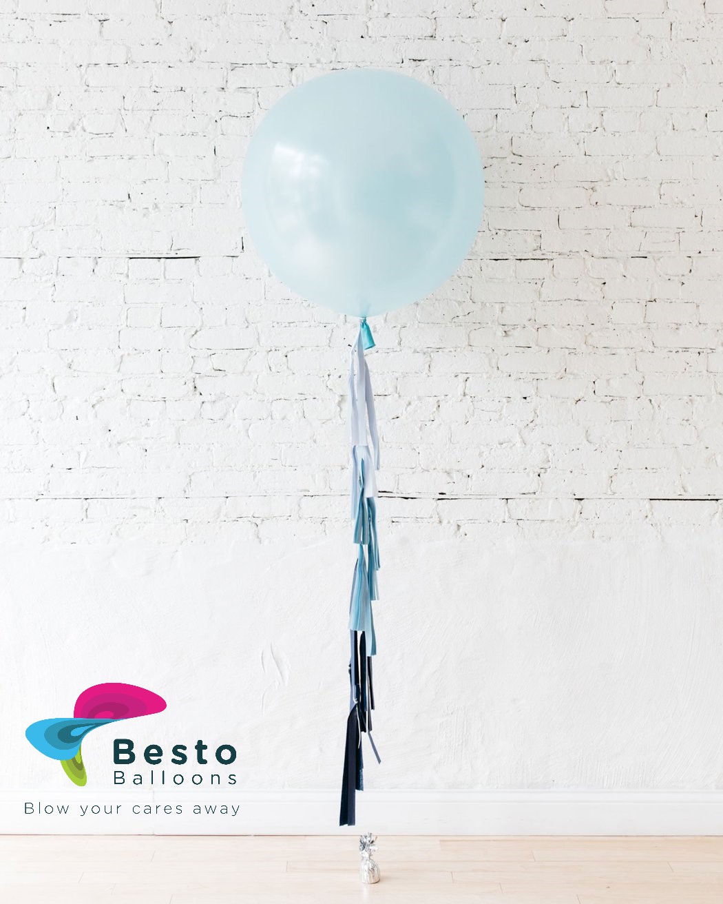 Pearl Light Blue Giant Balloon
