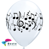 Customized Music Notes Double Side Print Balloons (2)