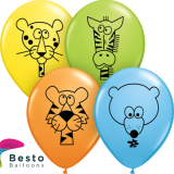 Customized Jungle Theme Animal Double Side Print Balloons