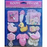 Its a Girl 3D Wall Decor Stickers duck