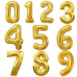 Giant 40 inch Number Foil Balloons