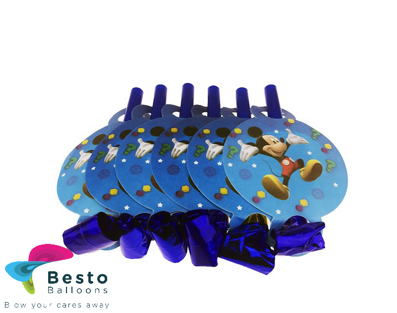 Mickey Mouse Whistle 10 pc